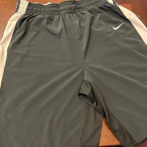 Nike Black and Gray Athletic Shorts